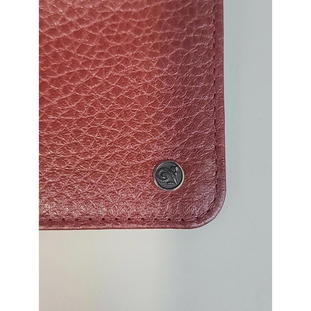 Pineda Covalin Coins Leather Wallet Red Zipper Closure New View 3